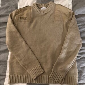 Zara Kids Beige Crewneck Sweater